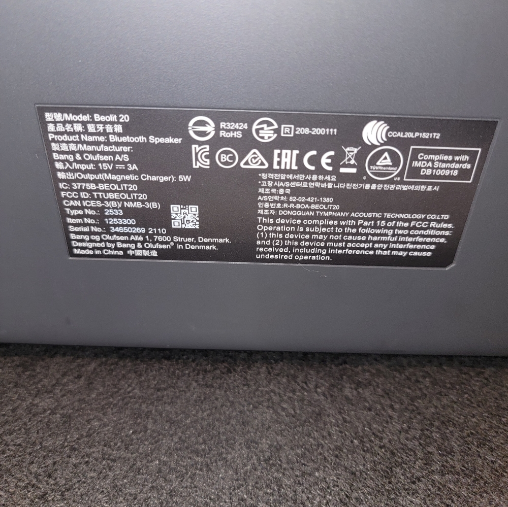 Bang & Olufsen Beolit 20 AMAZING SOUND - Picture 5 of 8